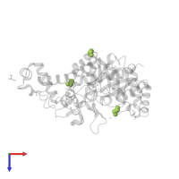 1,2-ETHANEDIOL in PDB entry 3voc, assembly 1, top view.