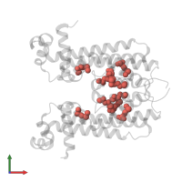 Modified residue MSE in PDB entry 3vpr, assembly 1, front view.