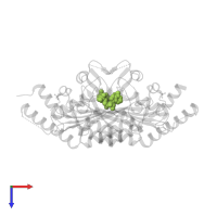 ADENOSINE MONOPHOSPHATE in PDB entry 3vqx, assembly 1, top view.