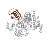 The deposited structure of PDB entry 3vti contains 2 copies of Pfam domain PF00708 (Acylphosphatase) in Carbamoyltransferase. Showing 1 copy in chain A.