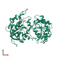 3D model of 3vue from PDBe