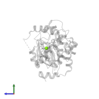 MAGNESIUM ION in PDB entry 3vvh, assembly 1, side view.