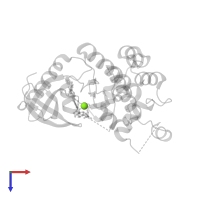 MAGNESIUM ION in PDB entry 3vvh, assembly 1, top view.