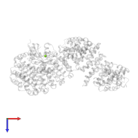 MAGNESIUM ION in PDB entry 3w3z, assembly 1, top view.