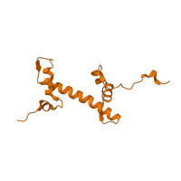 The deposited structure of PDB entry 3w96 contains 2 copies of CATH domain 1.10.20.10 (Histone, subunit A) in Histone H2A type 1-B/E. Showing 1 copy in chain C.