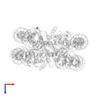 MANGANESE (II) ION in PDB entry 3w99, assembly 1, top view.