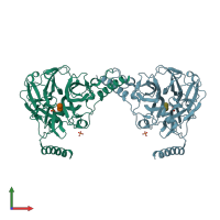 3D model of 3was from PDBe