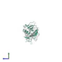 C-type lectin domain family 1 member B in PDB entry 3wwk, assembly 1, side view.