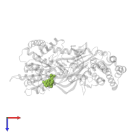 ADENOSINE-5'-DIPHOSPHATE in PDB entry 3zd7, assembly 1, top view.