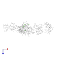 CALCIUM ION in PDB entry 3ze0, assembly 2, top view.