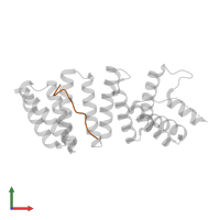 Pleckstrin homology domain-containing family M member 2 in PDB entry 3zfw, assembly 1, front view.