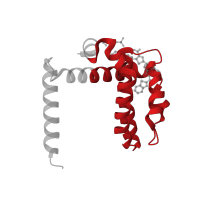 The deposited structure of PDB entry 3zlr contains 2 copies of Pfam domain PF00452 (Apoptosis regulator proteins, Bcl-2 family) in Bcl-2-like protein 1. Showing 1 copy in chain A.