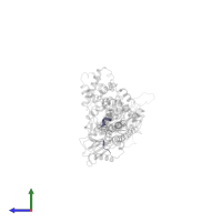 PKSFLV PEPTIDE in PDB entry 3zmv, assembly 1, side view.