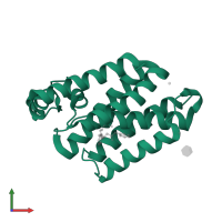 Rhomboid protease GlpG in PDB entry 3zot, assembly 1, front view.