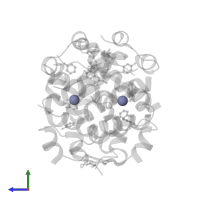 ZINC ION in PDB entry 3zqr, assembly 1, side view.