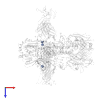 GLYCEROL in PDB entry 3ztn, assembly 1, top view.