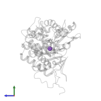 SODIUM ION in PDB entry 3zu4, assembly 1, side view.