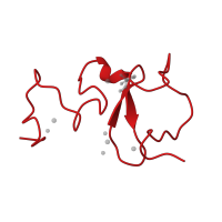 The deposited structure of PDB entry 3zvy contains 2 copies of CATH domain 3.30.40.10 (Herpes Virus-1) in E3 ubiquitin-protein ligase UHRF1. Showing 1 copy in chain B.