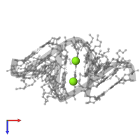 MAGNESIUM ION in PDB entry 471d, assembly 1, top view.
