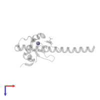 ZINC ION in PDB entry 4a0j, assembly 1, top view.