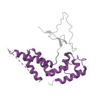 The deposited structure of PDB entry 4a3j contains 1 copy of Pfam domain PF03874 (RNA polymerase Rpb4) in DNA-directed RNA polymerase II subunit RPB4. Showing 1 copy in chain D.