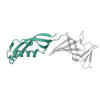 The deposited structure of PDB entry 4a3j contains 1 copy of CATH domain 3.30.1490.120 (Dna Ligase; domain 1) in DNA-directed RNA polymerase II subunit RPB7. Showing 1 copy in chain G.