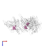 ISPINESIB MESILATE in PDB entry 4a5y, assembly 1, top view.