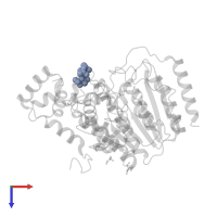 D-MYO INOSITOL 1,4,5,6 TETRAKISPHOSPHATE in PDB entry 4a69, assembly 1, top view.