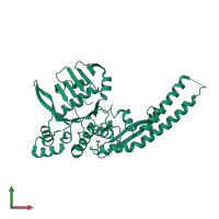 DNA repair protein RecN in PDB entry 4aby, assembly 1, front view.