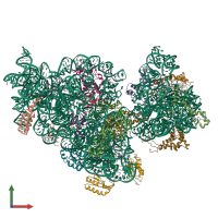 PDB entry 4adv coloured by chain, front view.
