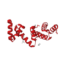 The deposited structure of PDB entry 4ae4 contains 1 copy of CATH domain 1.20.120.1920 (Four Helix Bundle (Hemerythrin (Met), subunit A)) in Ubiquitin-associated protein 1. Showing 1 copy in chain A.