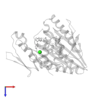 CHLORIDE ION in PDB entry 4ap0, assembly 4, top view.