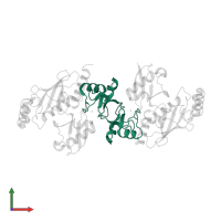 E3 ubiquitin-protein ligase RNF4 in PDB entry 4ap4, assembly 1, front view.