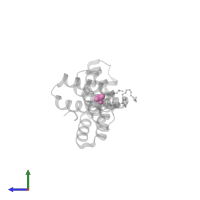SULFATE ION in PDB entry 4apo, assembly 2, side view.