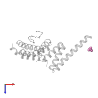 SULFATE ION in PDB entry 4apo, assembly 2, top view.