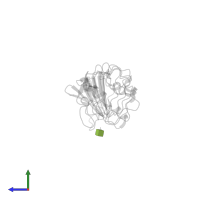 2-acetamido-2-deoxy-beta-D-glucopyranose in PDB entry 4arr, assembly 2, side view.