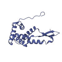 The deposited structure of PDB entry 4b3m contains 1 copy of CATH domain 1.10.455.10 (Ribosomal Protein S7) in Small ribosomal subunit protein uS7. Showing 1 copy in chain G.