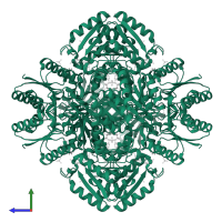 3-dehydroquinate dehydratase in PDB entry 4b6o, assembly 1, side view.
