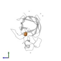 COPPER (II) ION in PDB entry 4bcy, assembly 1, side view.