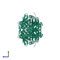 Broad specificity amino-acid racemase in PDB entry 4beq, assembly 1, side view.