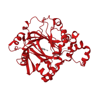 The deposited structure of PDB entry 4bis contains 2 copies of CATH domain 2.60.120.650 (Jelly Rolls) in Lysine-specific demethylase 4A. Showing 1 copy in chain A.