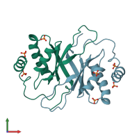 3D model of 4blg from PDBe