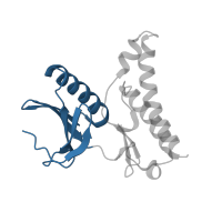 The deposited structure of PDB entry 4bvu contains 1 copy of CATH domain 3.30.200.20 (Phosphorylase Kinase; domain 1) in Protein kinase OspG. Showing 1 copy in chain A.