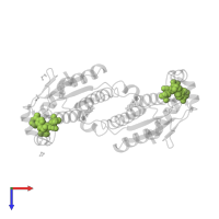 ADENOSINE-5'-DIPHOSPHATE in PDB entry 4bzp, assembly 1, top view.