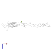2-acetamido-2-deoxy-beta-D-glucopyranose in PDB entry 4cc0, assembly 1, top view.