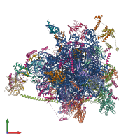 PDB entry 4ce4 coloured by chain, front view.