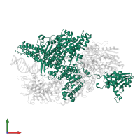 ATP-DEPENDENT HELICASE/NUCLEASE SUBUNIT A in PDB entry 4cej, assembly 1, front view.