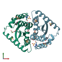 3D model of 4cho from PDBe