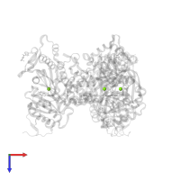 MAGNESIUM ION in PDB entry 4clt, assembly 1, top view.