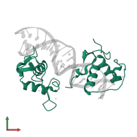 Retinoic acid receptor RXR-alpha in PDB entry 4cn5, assembly 1, front view.